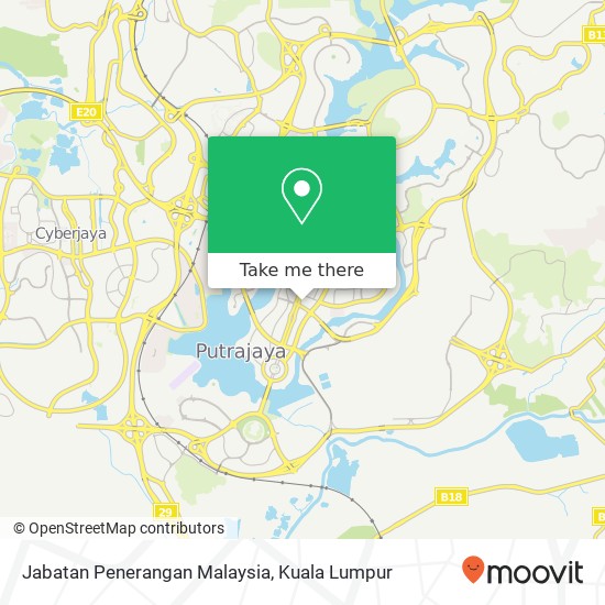 Jabatan Penerangan Malaysia map