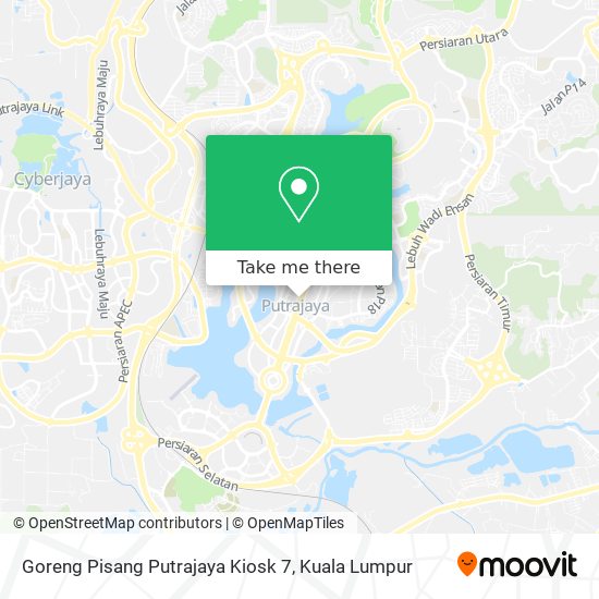 Goreng Pisang Putrajaya Kiosk 7 map