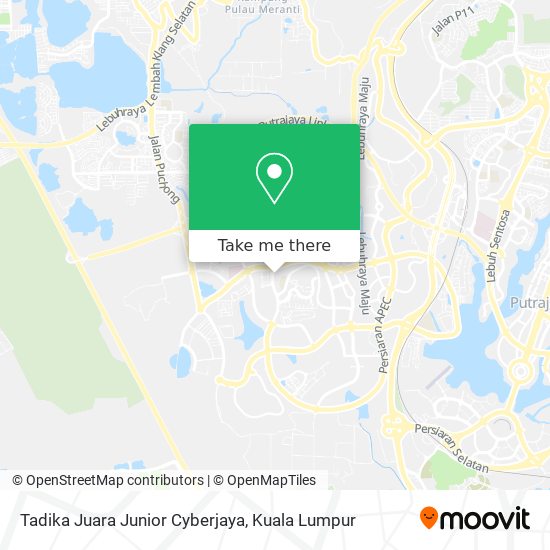 Tadika Juara Junior Cyberjaya map