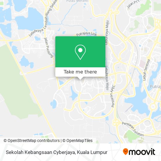 Peta Sekolah Kebangsaan Cyberjaya