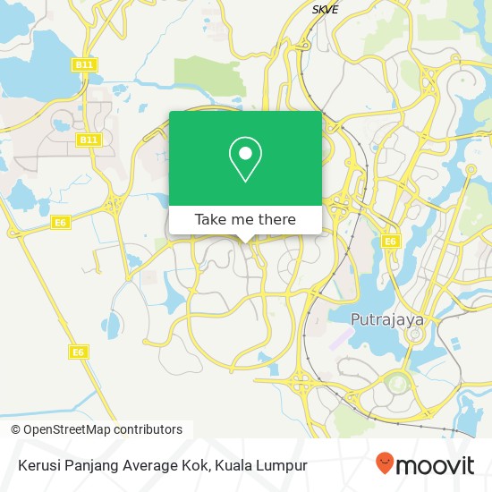 Kerusi Panjang Average Kok map