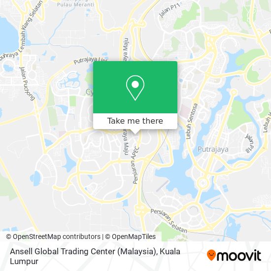 Peta Ansell Global Trading Center (Malaysia)