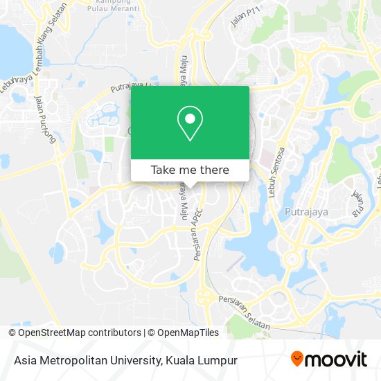 Asia Metropolitan University map