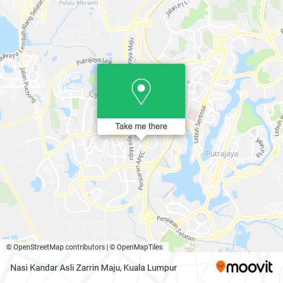 Nasi Kandar Asli Zarrin Maju map