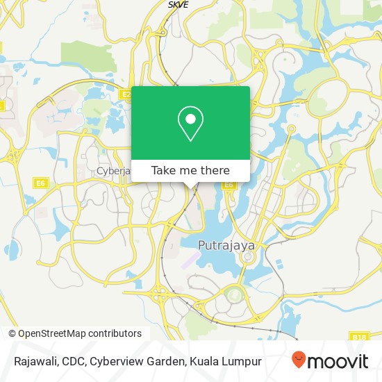 Rajawali, CDC, Cyberview Garden map