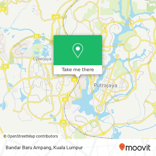 Bandar Baru Ampang map