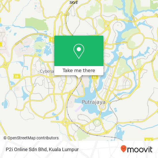 P2i Online Sdn Bhd map