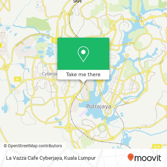 La Vazza Cafe Cyberjaya map