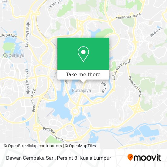 Dewan Cempaka Sari, Persint 3 map