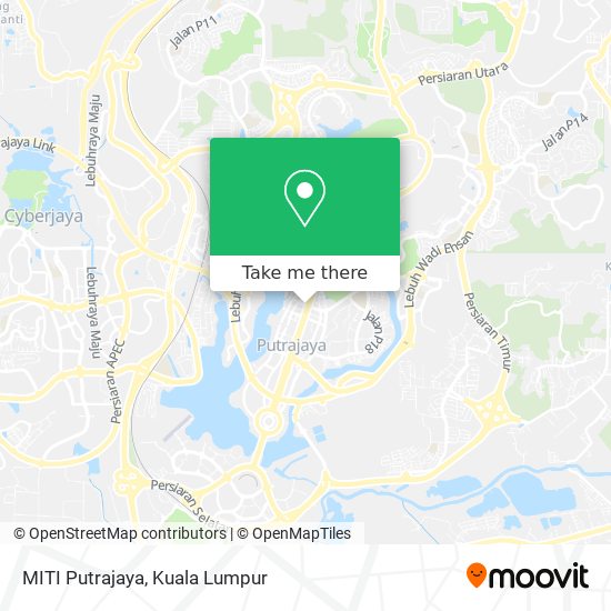 MITI Putrajaya map