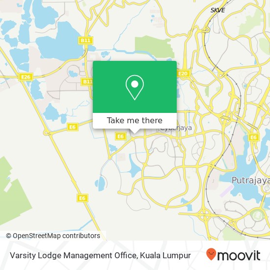 Varsity Lodge Management Office map