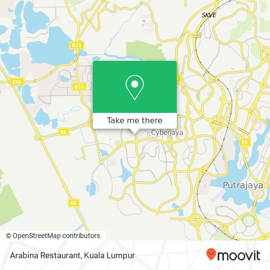 Arabina Restaurant map