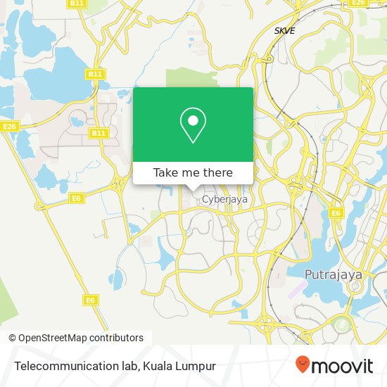 Telecommunication lab map