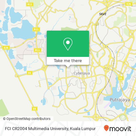 FCI CR2004 Multimedia University map