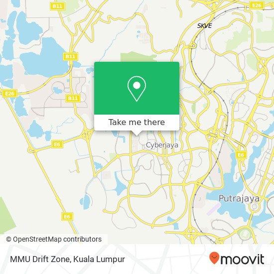 MMU Drift Zone map