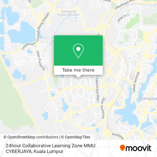 24hour Collaborative Learning Zone MMU CYBERJAYA map