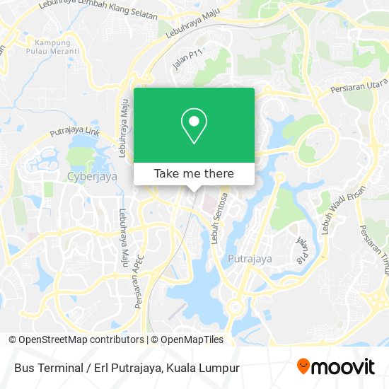 Peta Bus Terminal / Erl Putrajaya