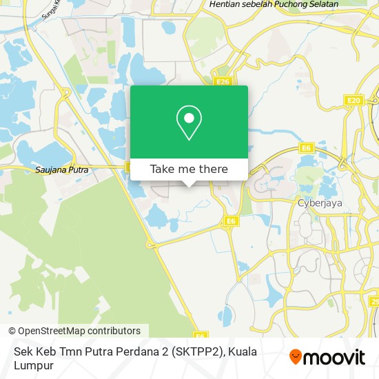 Peta Sek Keb Tmn Putra Perdana 2 (SKTPP2)