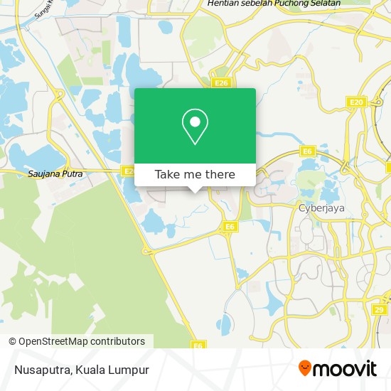 Nusaputra map