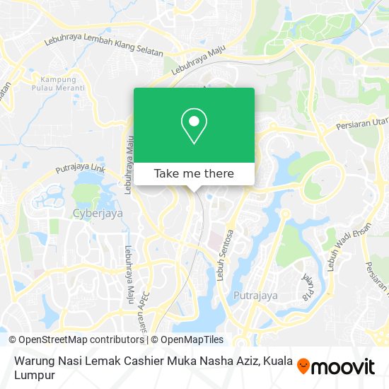 Warung Nasi Lemak Cashier Muka Nasha Aziz map