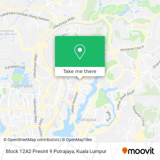 Peta Block 12A2 Presint 9 Putrajaya