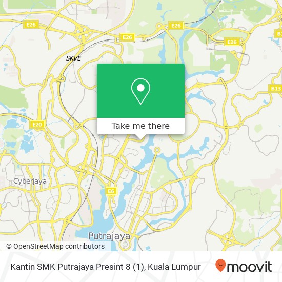 Kantin SMK Putrajaya Presint 8 (1) map