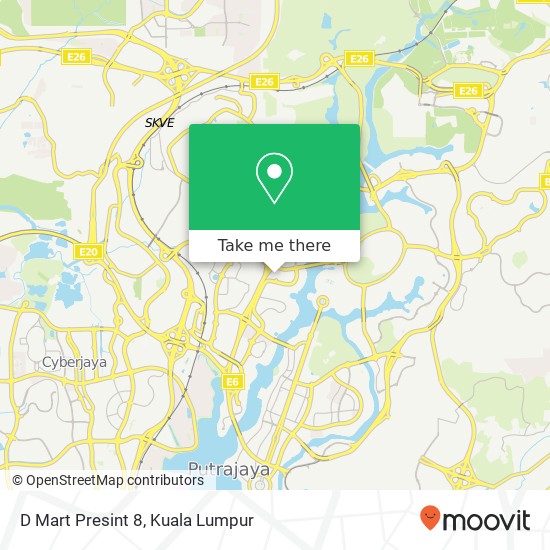 D Mart Presint 8 map