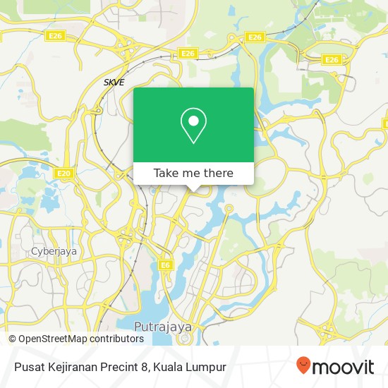 Pusat Kejiranan Precint 8 map