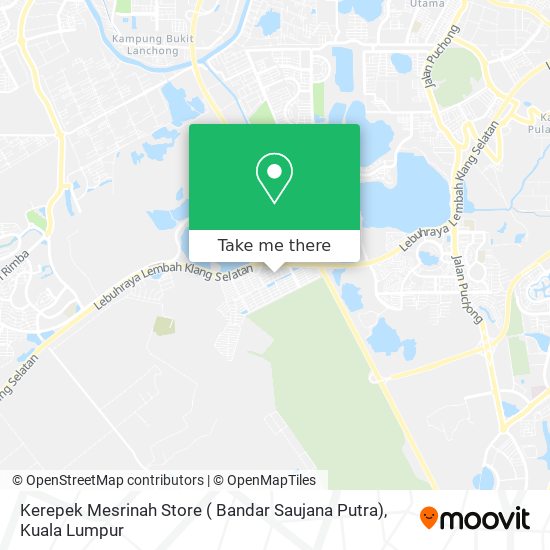 Kerepek Mesrinah Store ( Bandar Saujana Putra) map