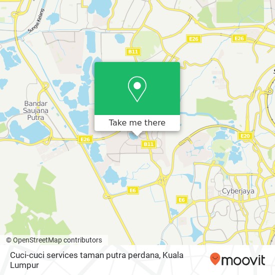 Peta Cuci-cuci services taman putra perdana