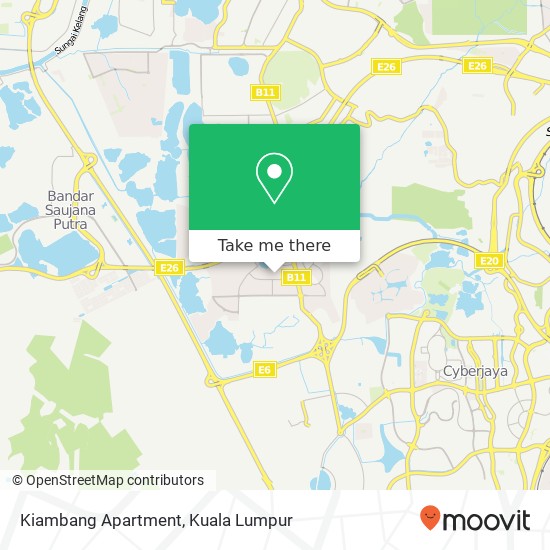 Kiambang Apartment map