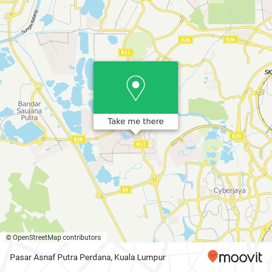 Peta Pasar Asnaf Putra Perdana