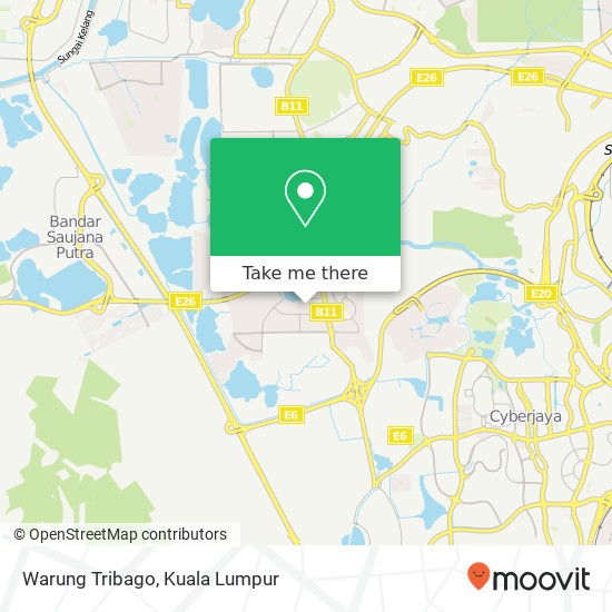 Warung Tribago map