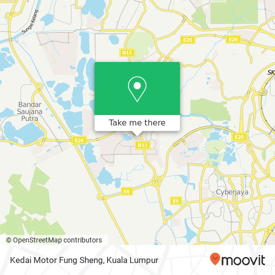 Peta Kedai Motor Fung Sheng
