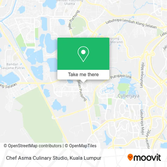 Chef Asma Culinary Studio map