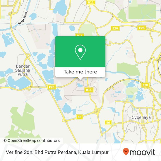 Verifine Sdn. Bhd Putra Perdana map