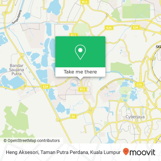 Heng Aksesori, Taman Putra Perdana map