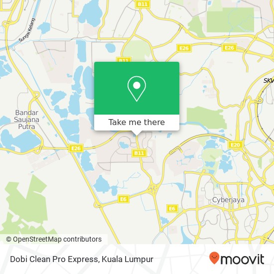 Dobi Clean Pro Express map