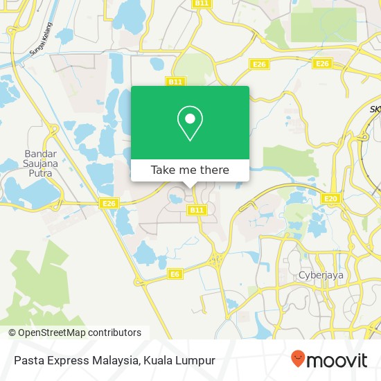 Peta Pasta Express Malaysia