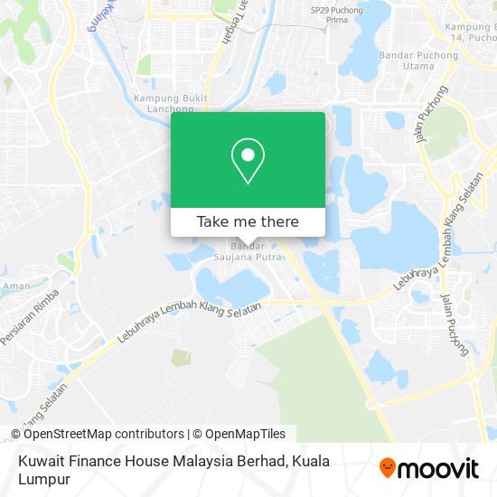 Peta Kuwait Finance House Malaysia Berhad