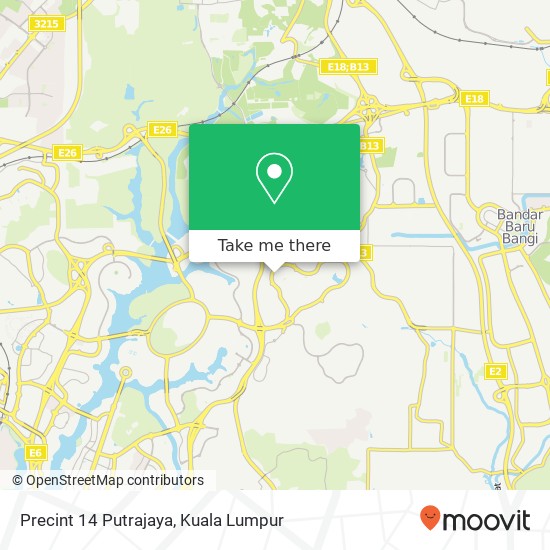 Precint 14 Putrajaya map