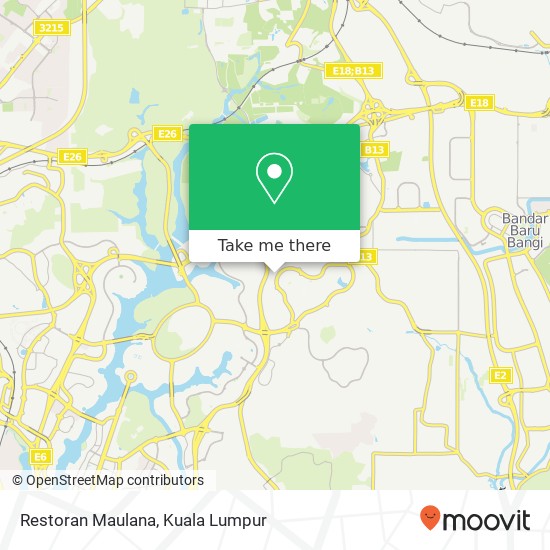 Restoran Maulana map