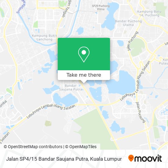 Jalan SP4 / 15 Bandar Saujana Putra map