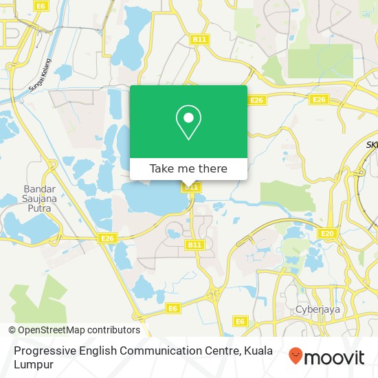 Progressive English Communication Centre map