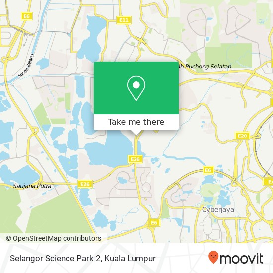 Peta Selangor Science Park 2
