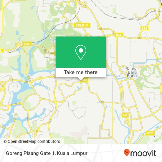 Goreng Pisang Gate 1 map