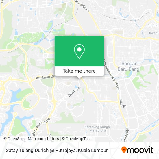 Satay Tulang Durich @ Putrajaya map