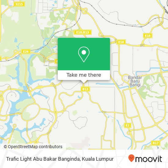 Trafic Light Abu Bakar Banginda map