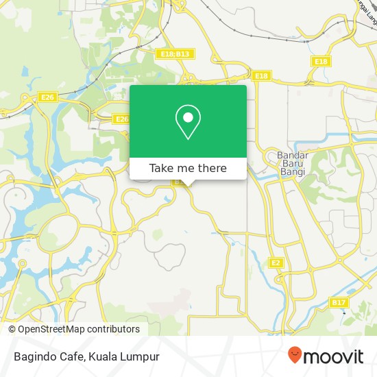 Bagindo Cafe map
