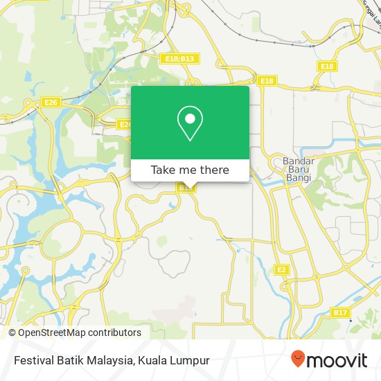 Festival Batik Malaysia map